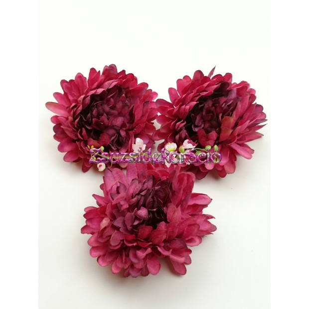 Sokszirmú virágfej 6-7 cm Antik pink