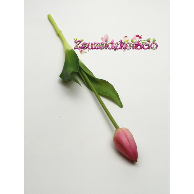 Gumi tulipán nagy bimbós 37 cm Rózsaszín