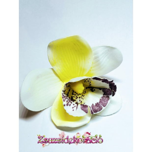 Habgumi orchidea fej 8 cm 04