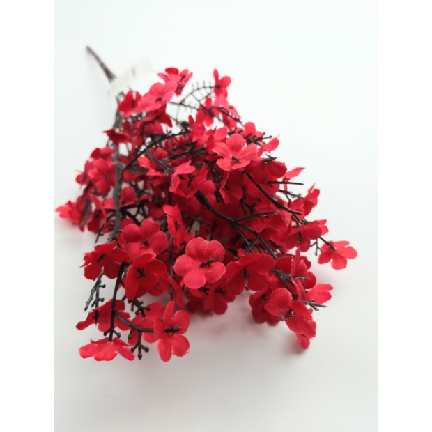 Kis virágos fácska 35 cm Piros