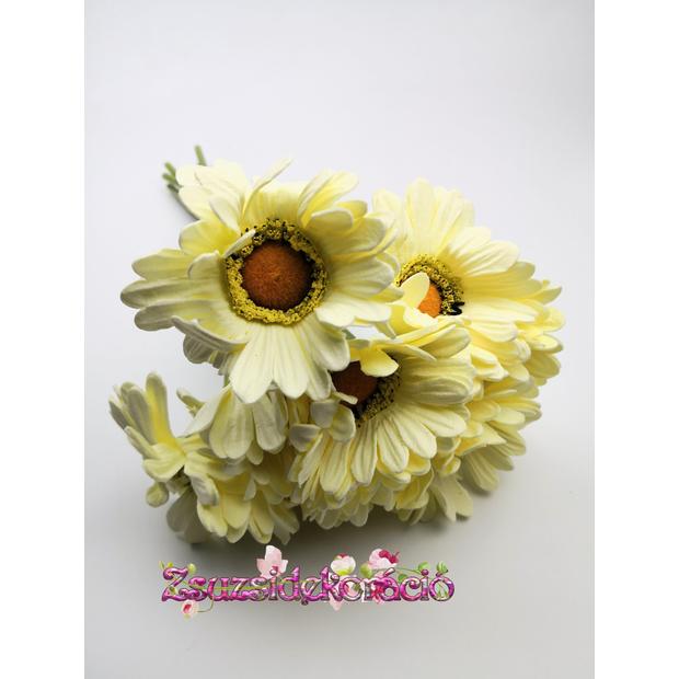Gumi gerbera 30 cm Krém