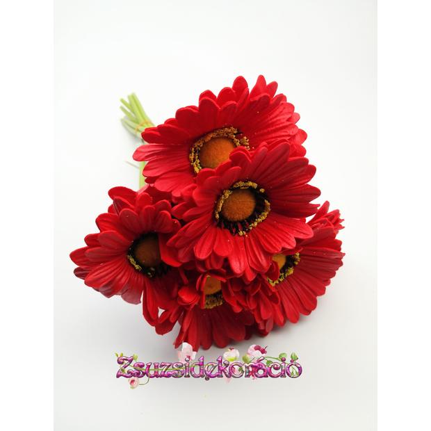 Gumi gerbera 30 cm Piros