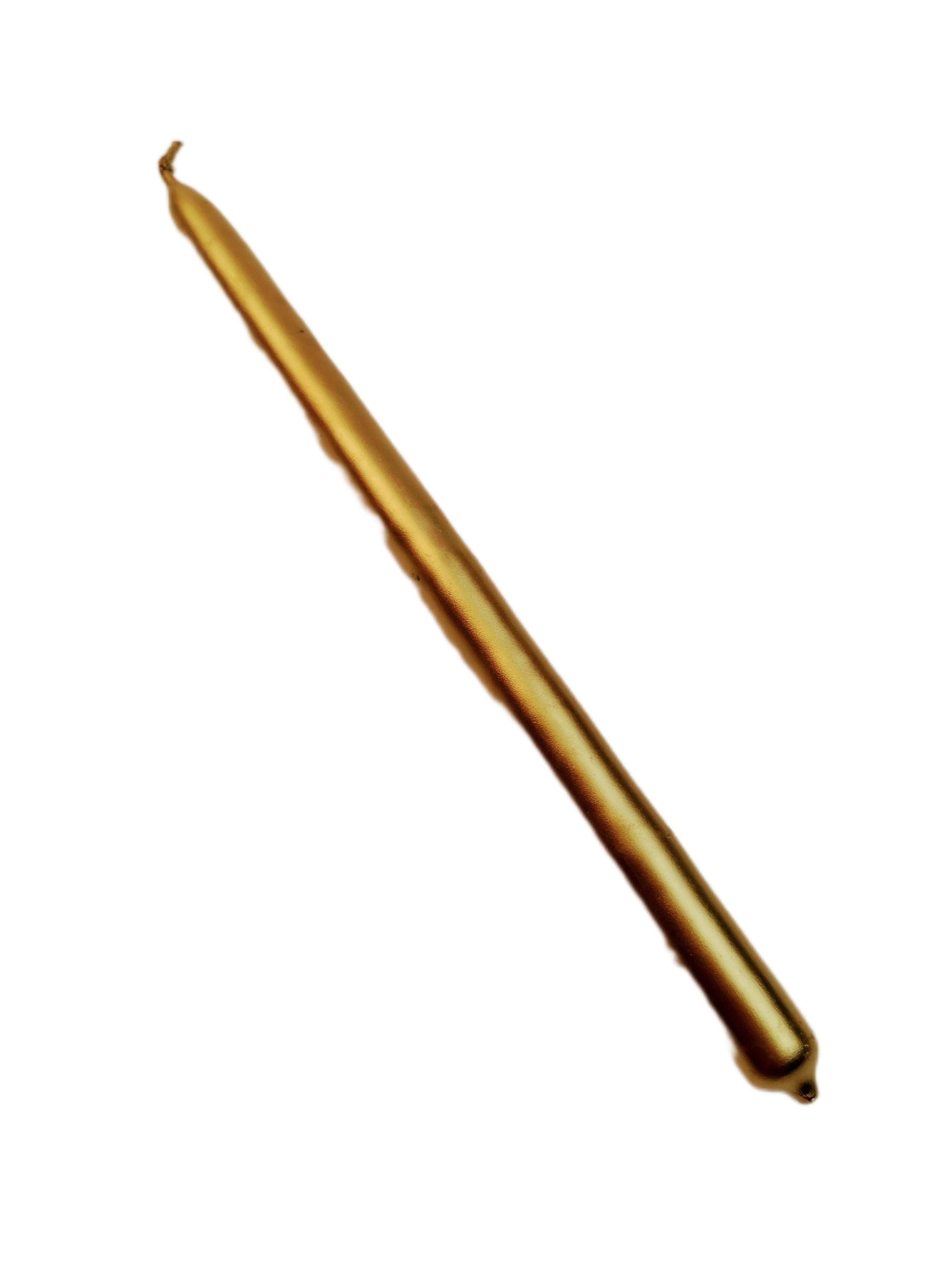 Ceruza gyertya 18 cm Metál arany 