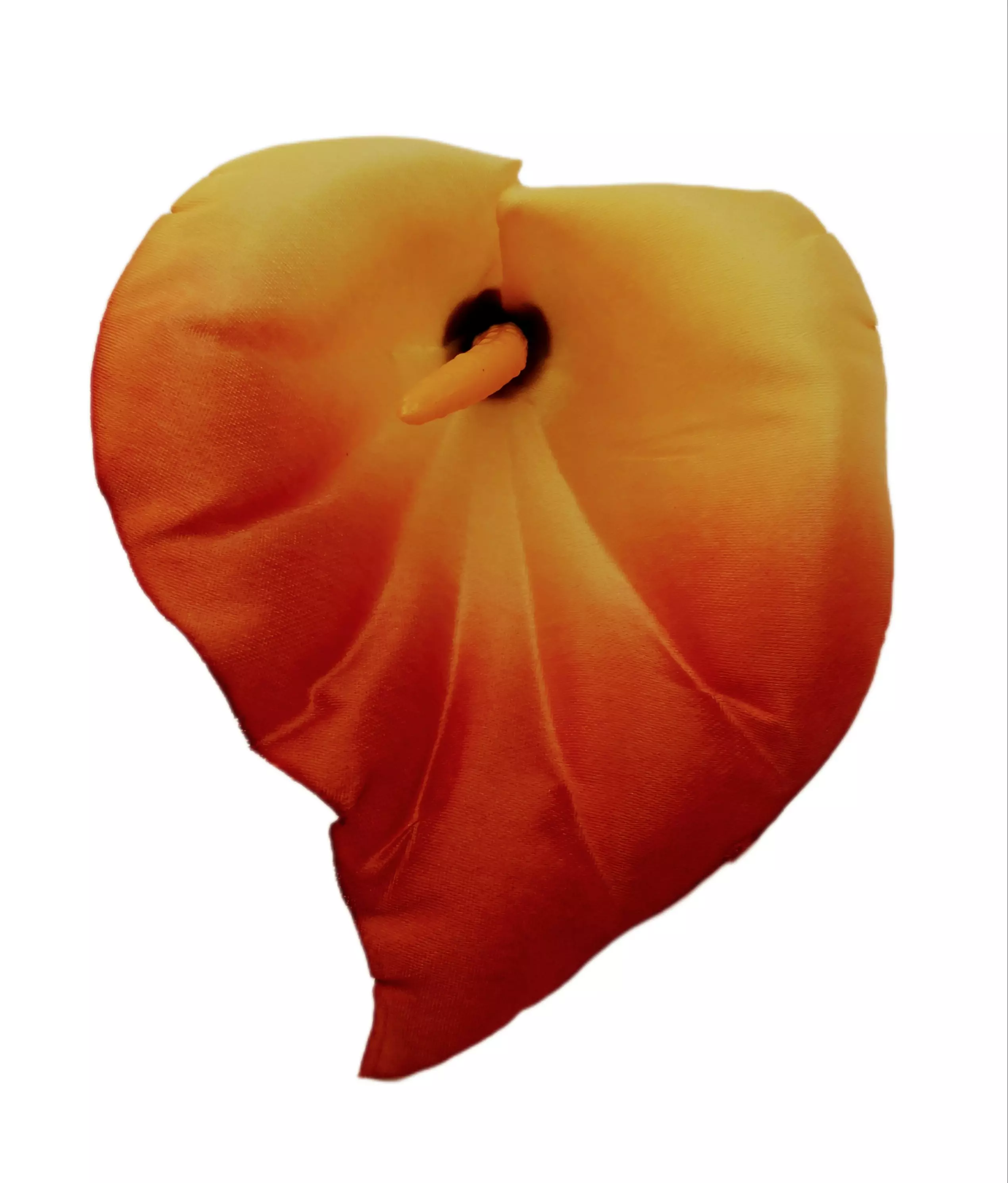 Kála virágfej 11 cm Narancs