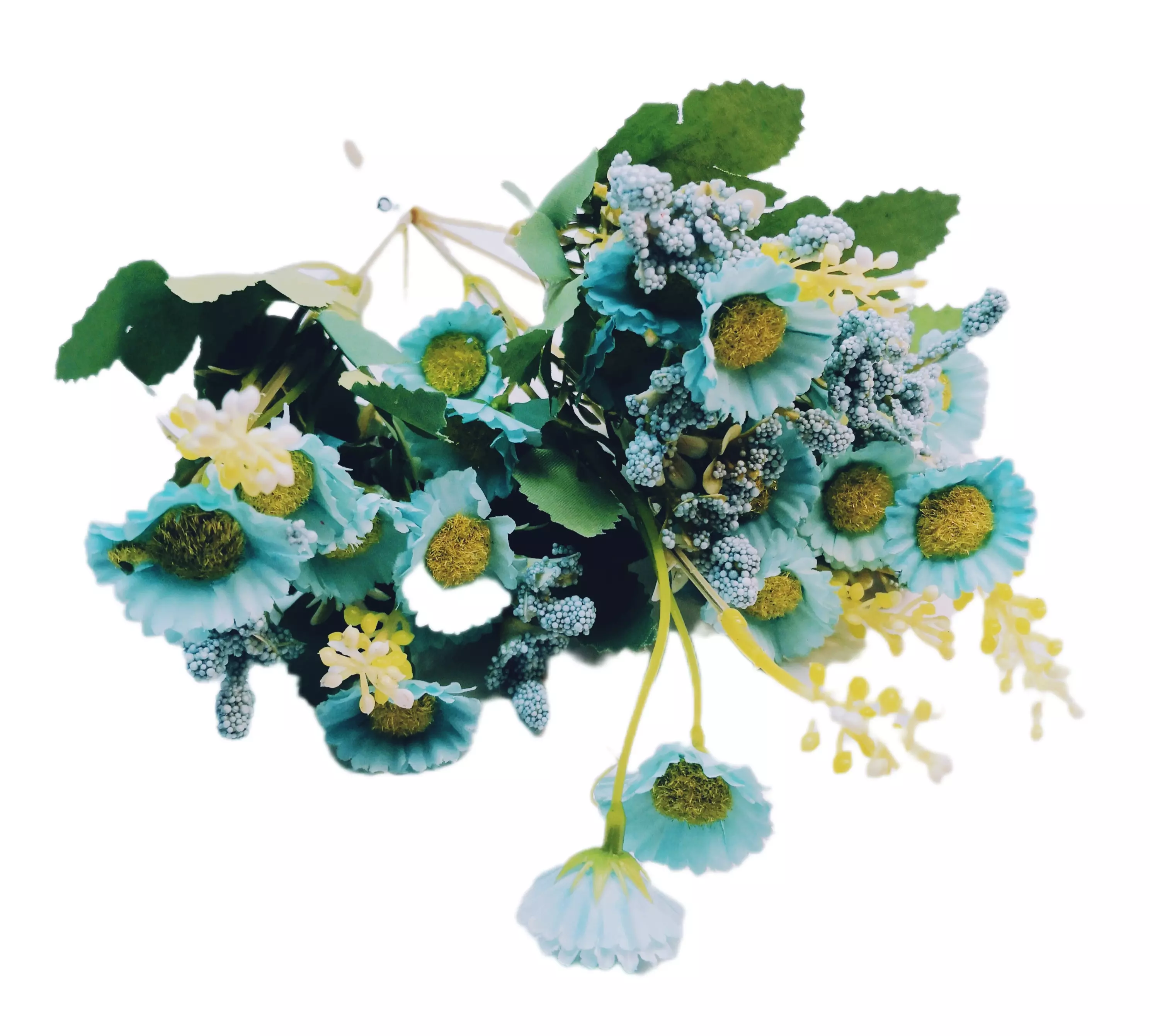 Pasztell margiti virág 30 cm Kék
