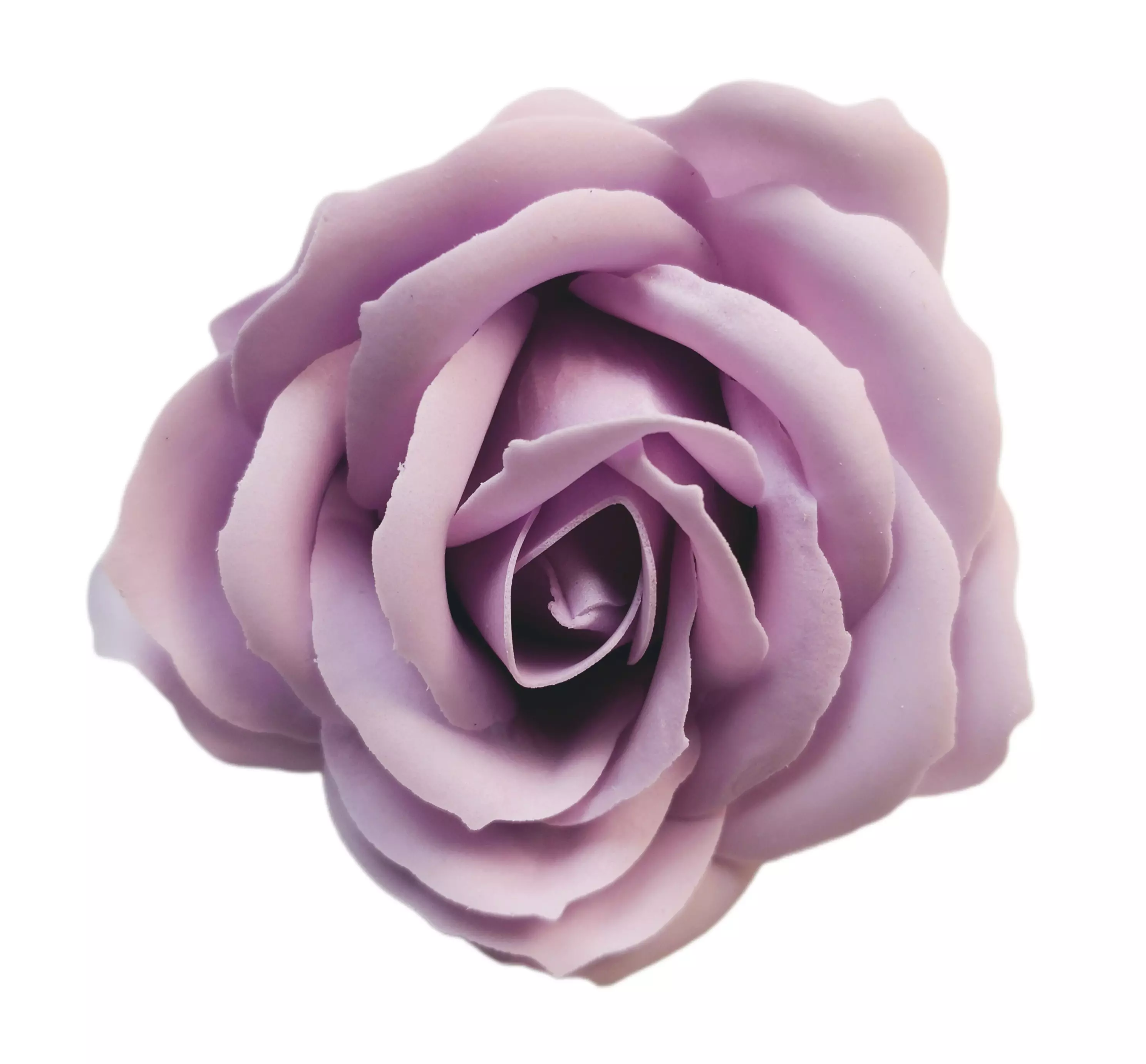 Nyílt szappanrózsa 8x7 cm Pasztell lila