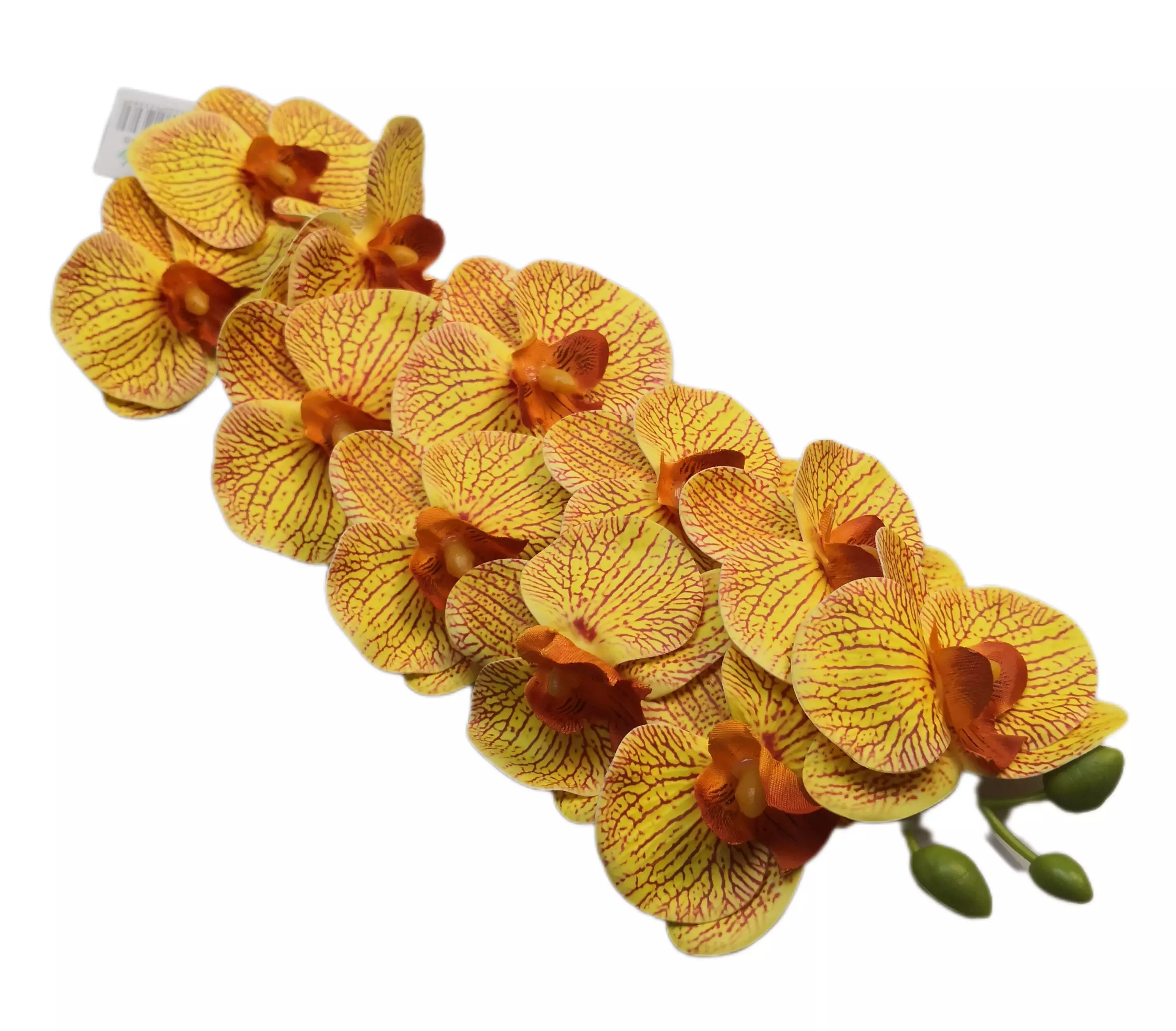 Gumi orchidea 11 virág 7 cm Sárga eres 