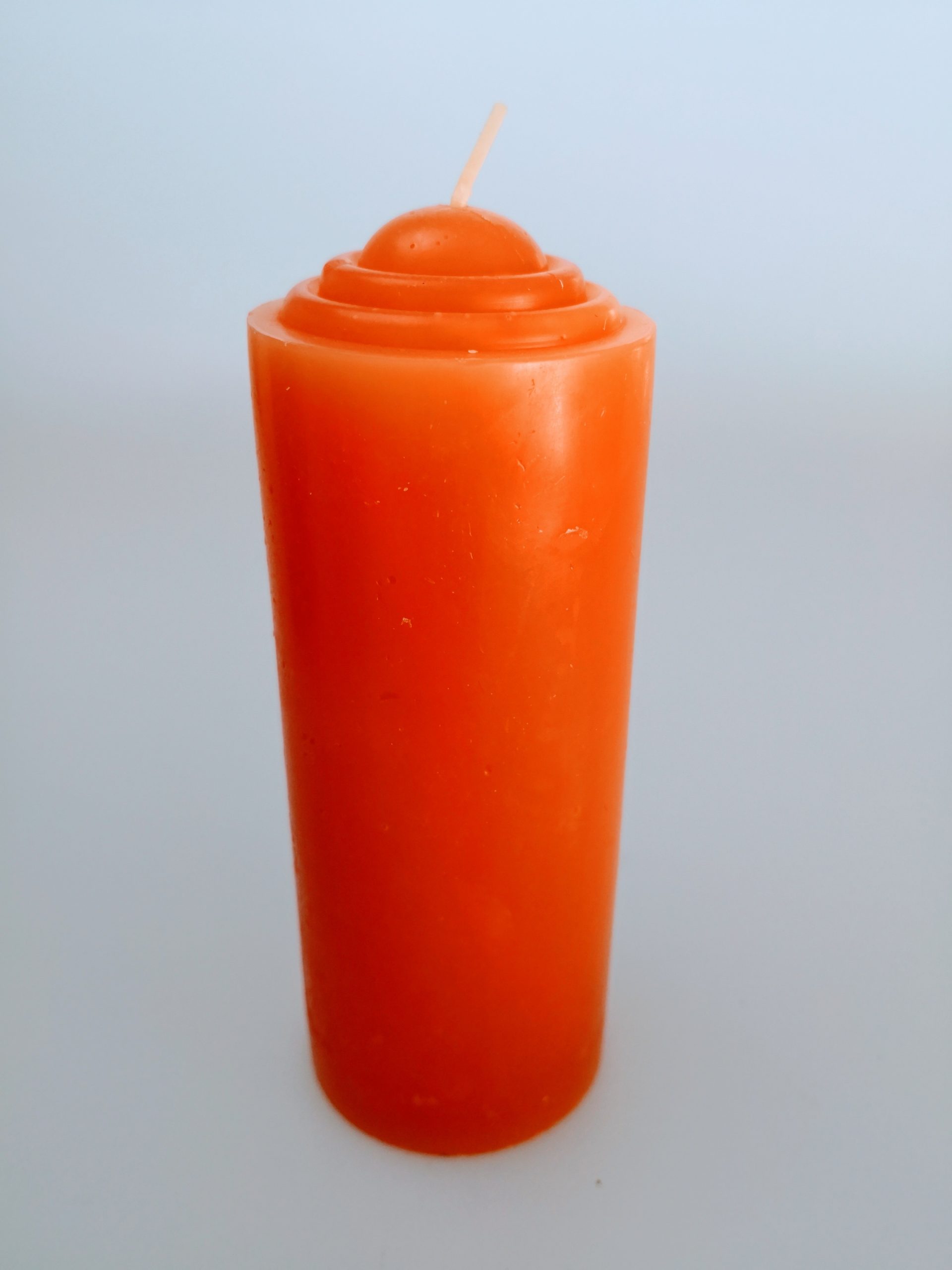 Nagy gyertya 15 cm Narancs