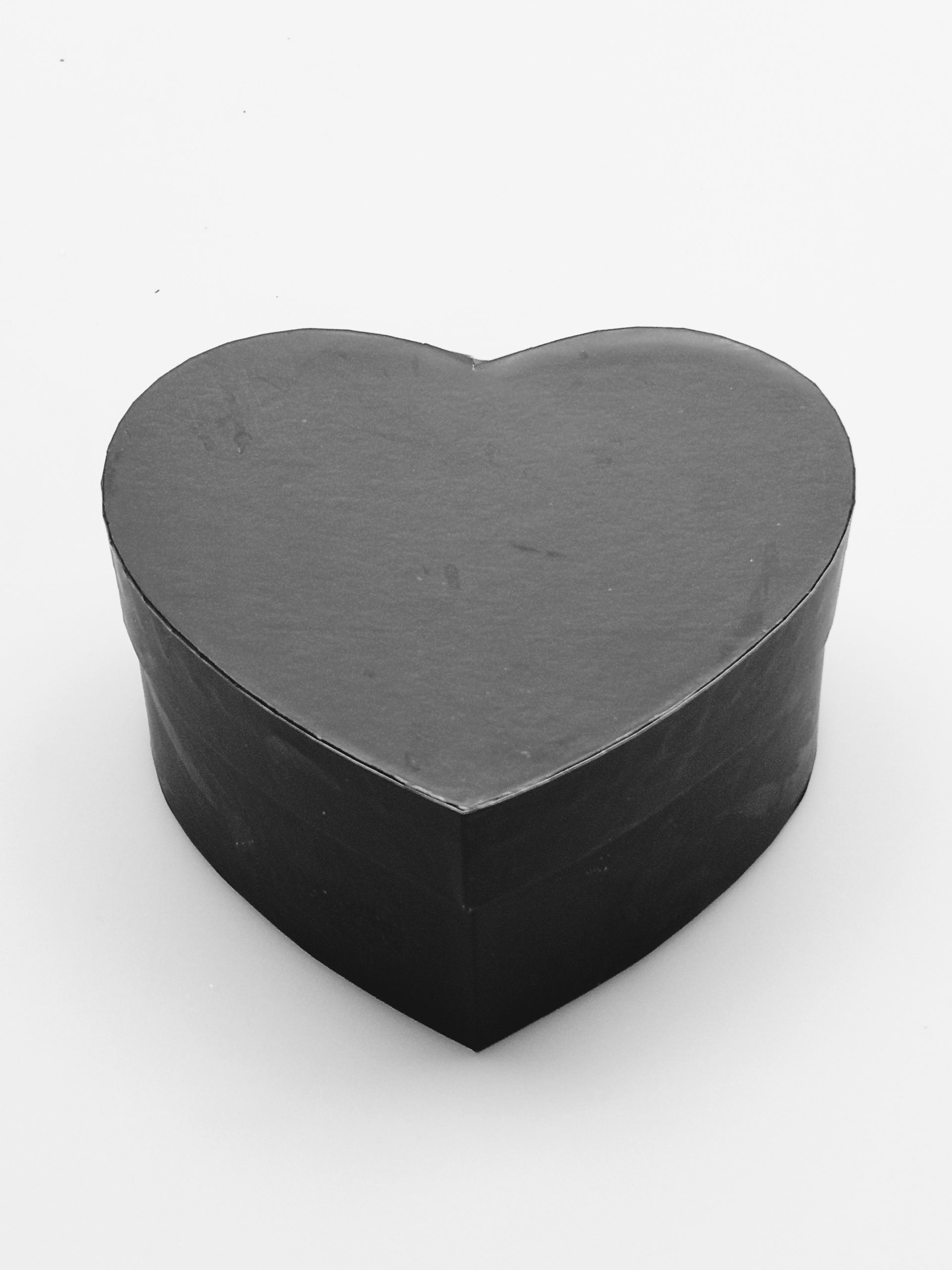 1 db-os szívdoboz 11×9,5×5,5 cm-es Fekete