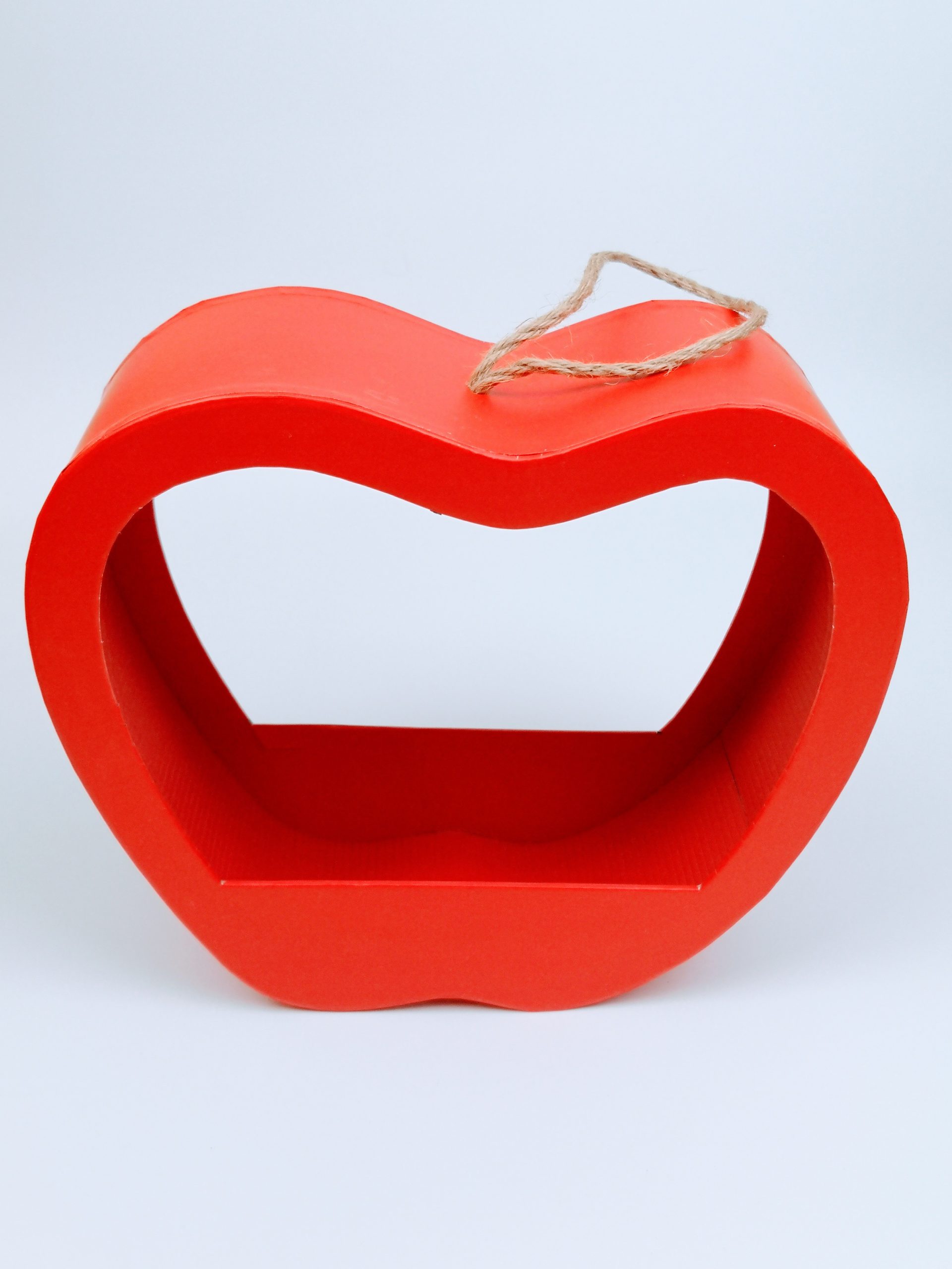 Almadoboz 24x8,5x22 cm Piros