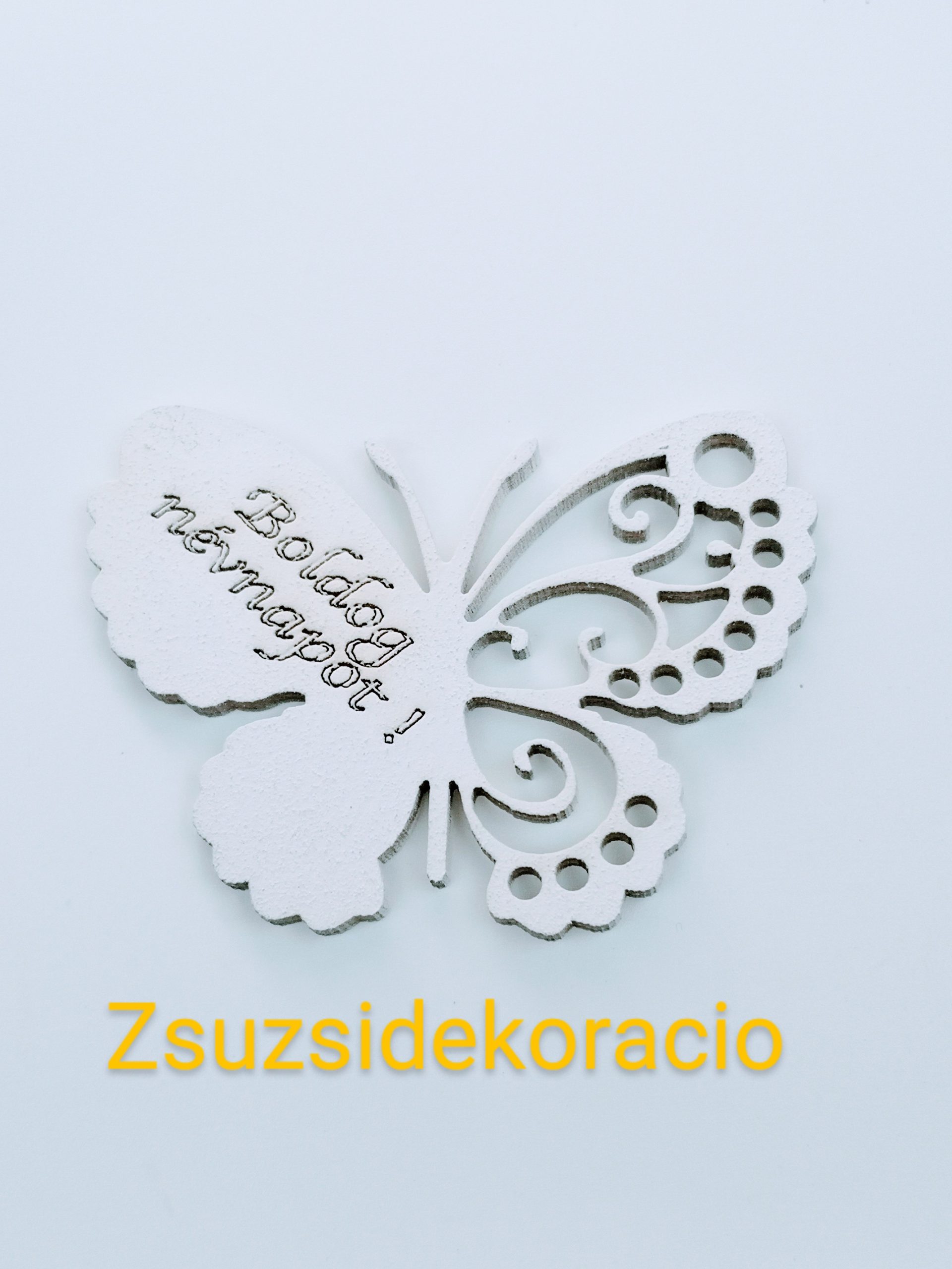 Névnapi tábla 5×7 cm Fehér