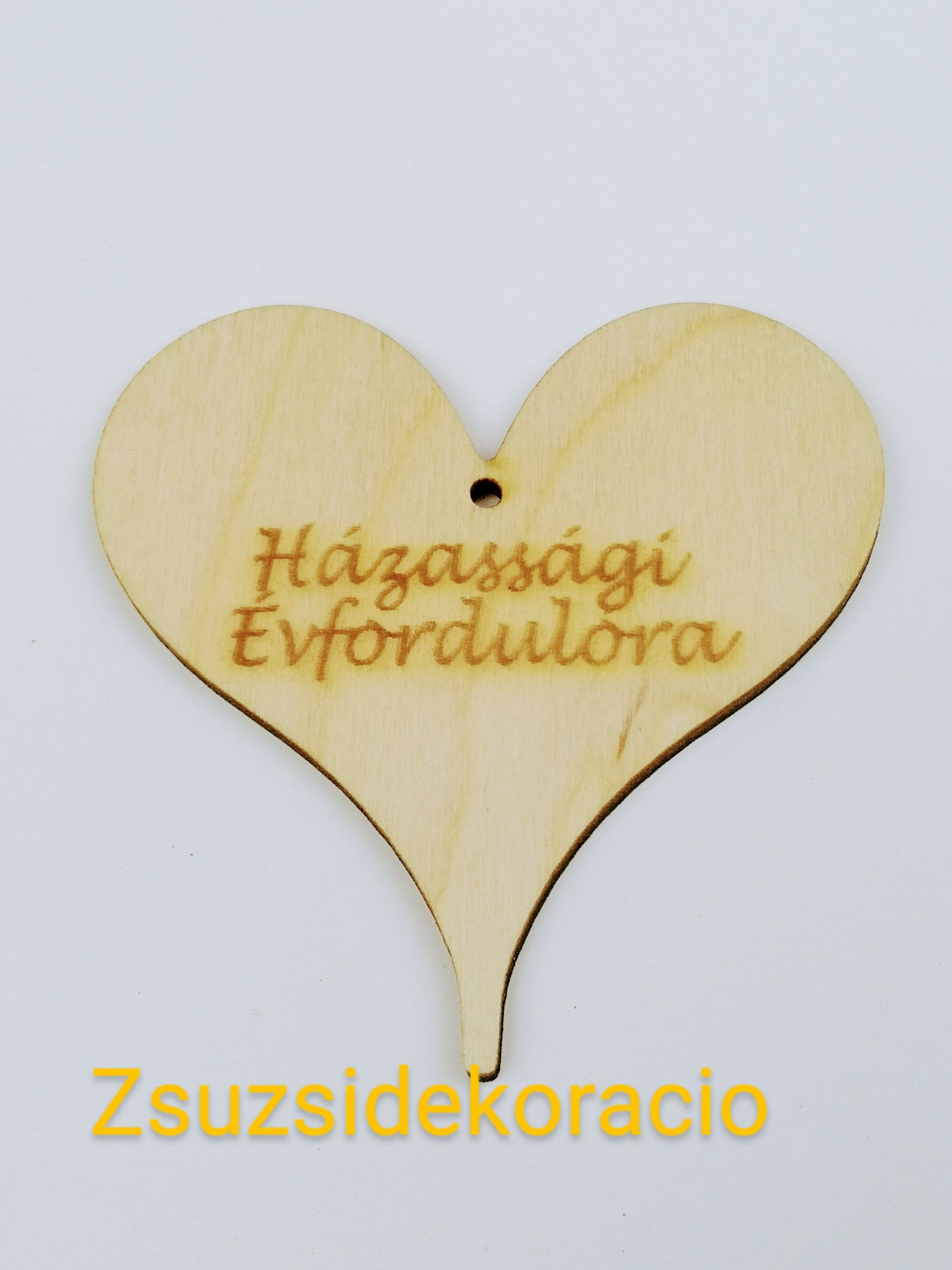 Házassági évforduló 8x8 cm Natúr