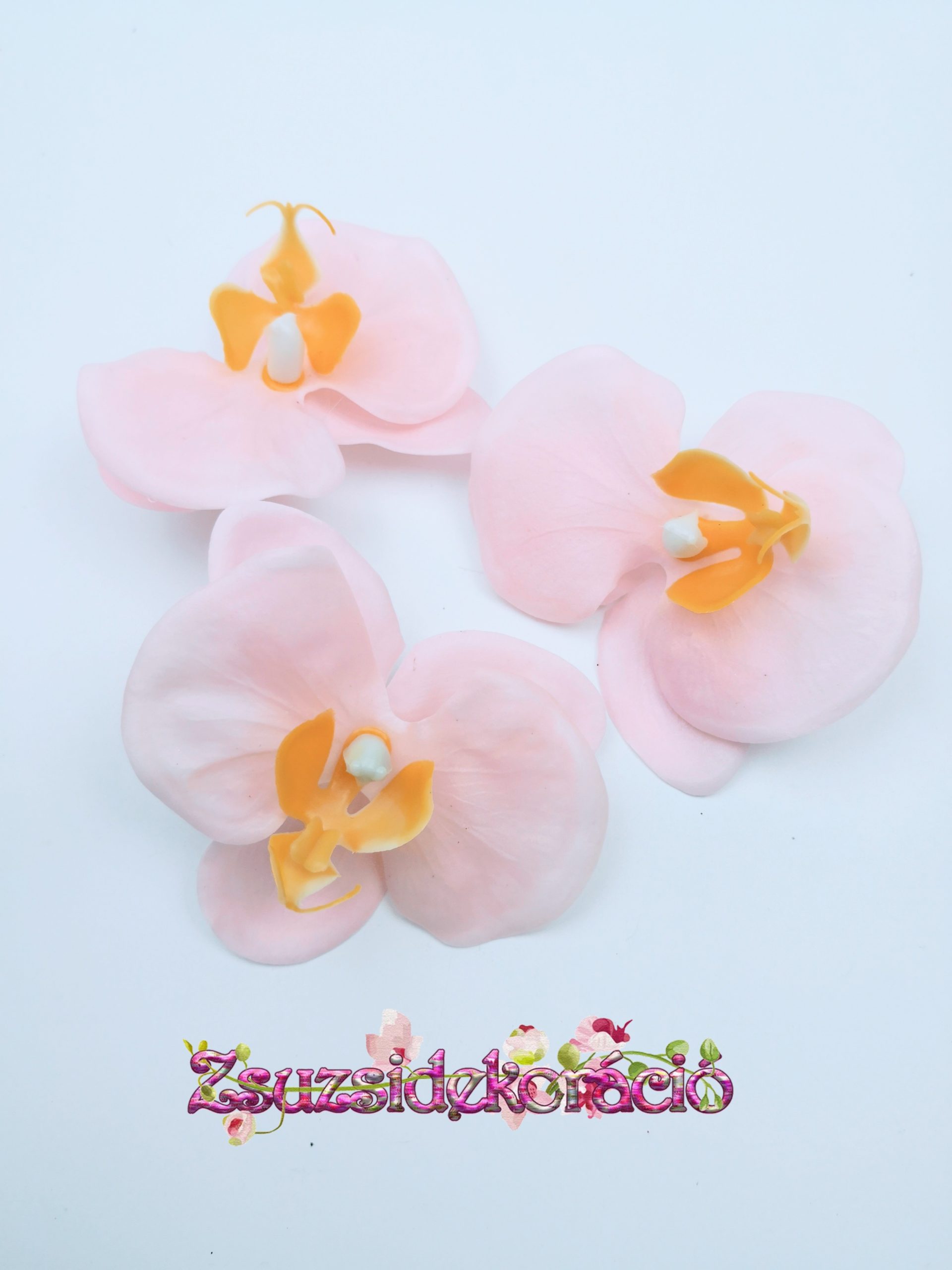 Szappan orchideafej 9x7 cm Rózsaszín