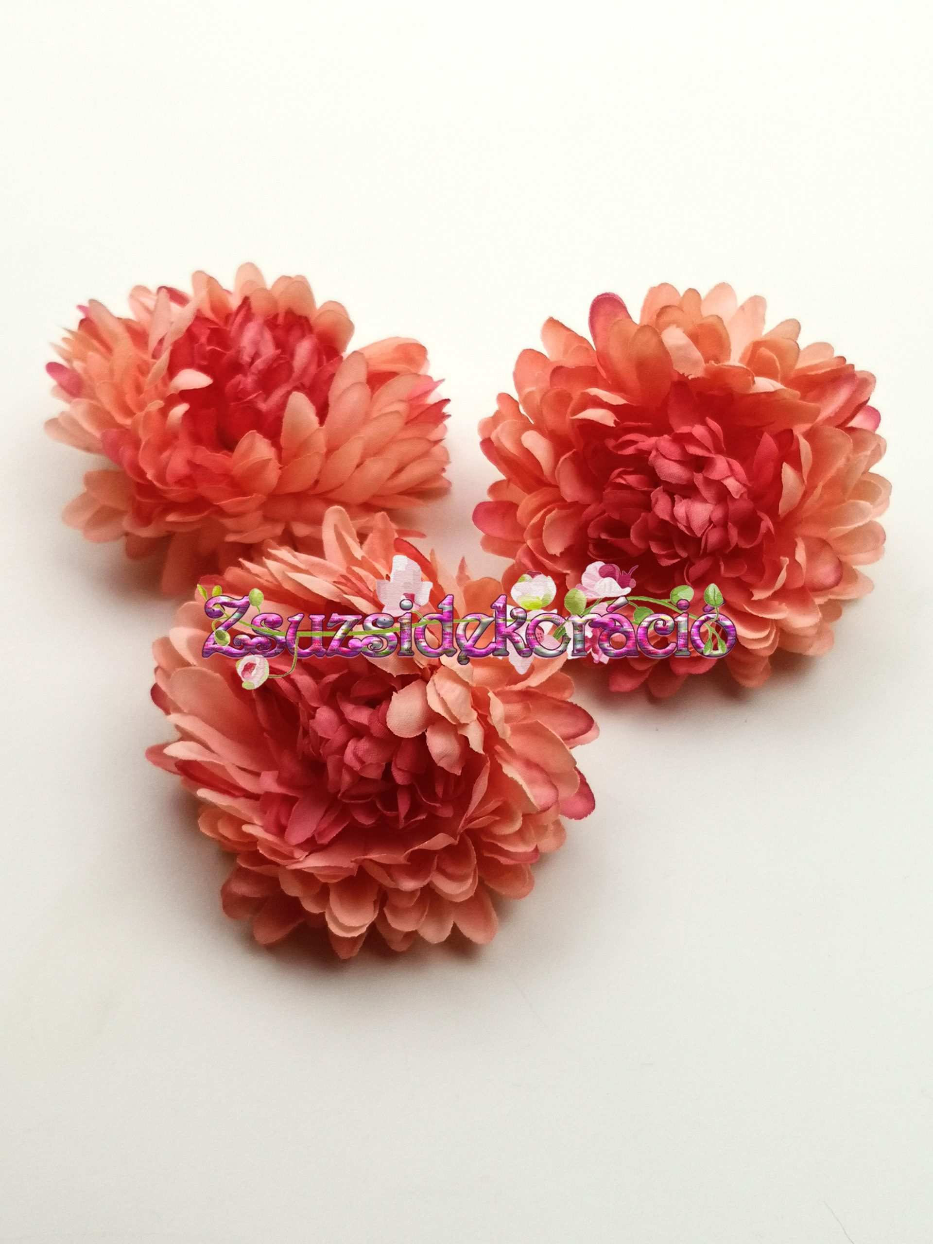 Sokszirmú virágfej 6-7 cm Cirmos rózsaszín