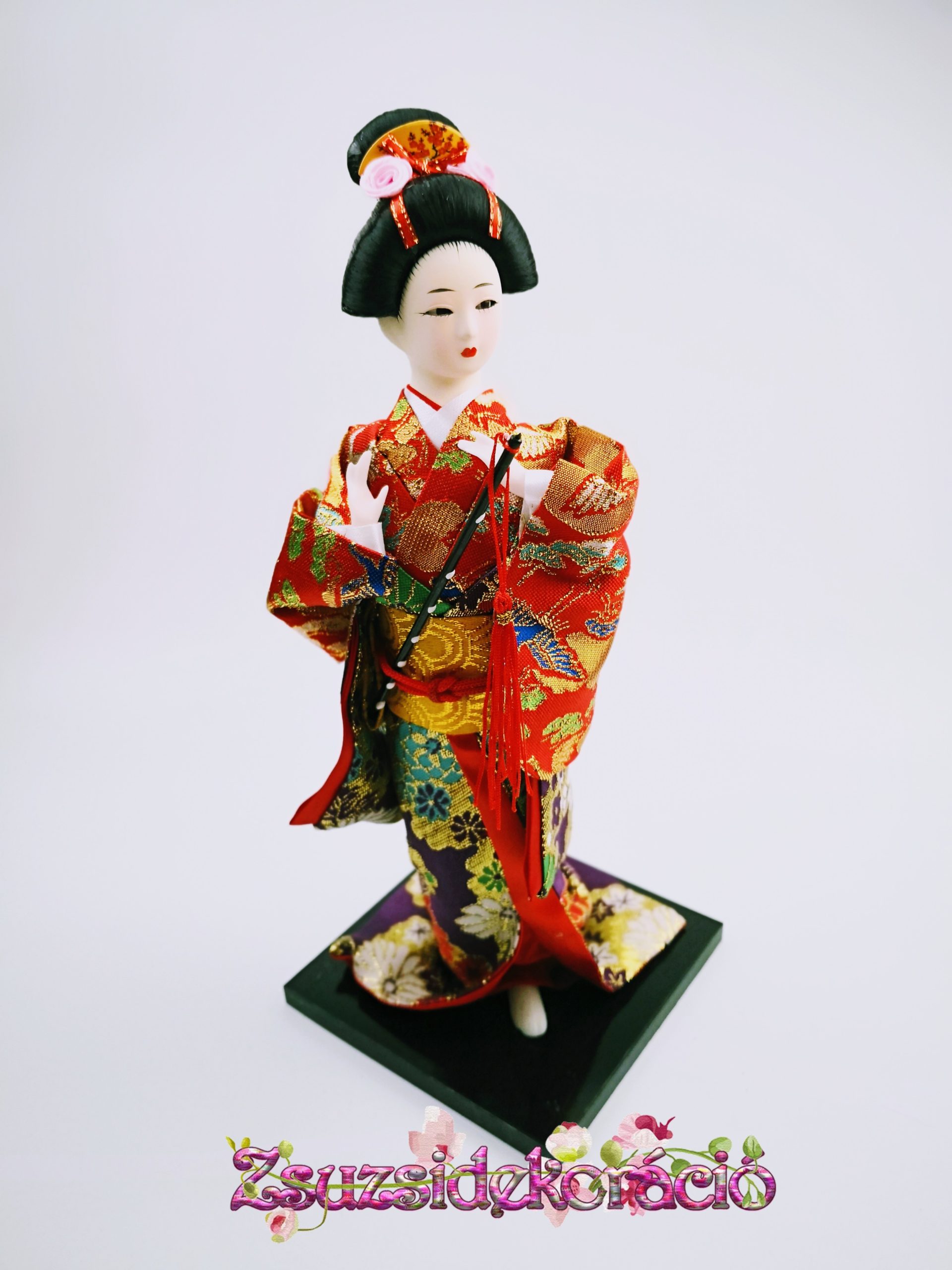 Japán kimonós hölgy  31 cm